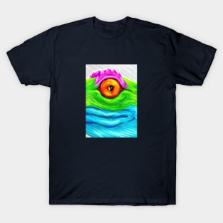 Fantasy Neon Froggo's eye T-Shirt